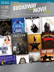 ALFRED TOP Broadway & Movie Songs Edited By Bill Galliford Alto Saxophone Level 2-3