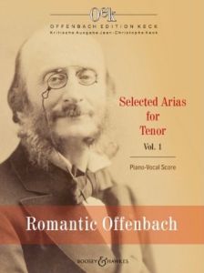 BOOSEY & HAWKES ROMANTIC Offenbach Selected Arias For Tenor & Piano Volume 1