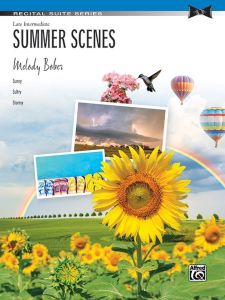 ALFRED MELODY Bober Summer Scenes For Piano Solo Late Intermediate