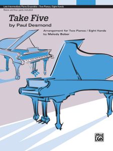 ALFRED PAUL Desmond Take Five For Piano 2p 8h Late Intermediate