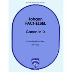 CARL FISCHER PACHELBEL Canon In D For Piano Solo
