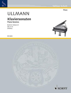 SCHOTT ULMANN Piano Sonatas Volume 2 No.5-7 For Piano