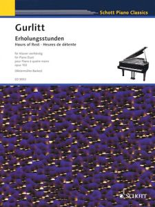 SCHOTT CORNELIUS Gurlitt Hours Of Rest Op.102 For Piano Duet