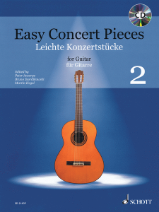 SCHOTT EASY Concert Pieces For Guitar Vol 2 Includes Cd