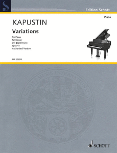 SCHOTT KAPUSTIN Variations Op41 For Piano Solo