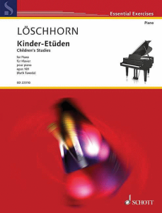 SCHOTT CARL Albert Loschhorn Children's Studies Op.181 For Piano