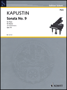 SCHOTT NIKOLAI Kapustin Sonata No.9 Op.78 For Piano Solo