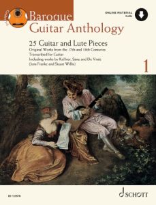 SCHOTT BAROQUE Guitar Anthology Volume 1 - 28 Guitar & Lute Pieces