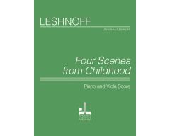 JONATHAN LESHNOFF LESHNOFF Four Scenes From Childhood For Chamber Orchestra Piano Reduction