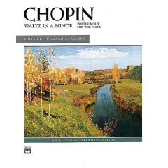 ALFRED FREDERIC Chopin Waltz In A Minor Opus Posthumous For Piano Ed Willard Palmer