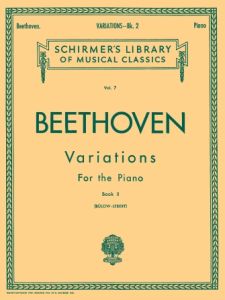 G SCHIRMER LUDWIG Van Beethoven Variations For The Piano Book 2