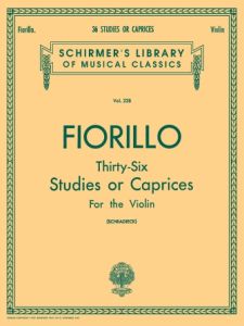 G SCHIRMER FIORILLO Thirty-six Studies Or Caprices For The Violin Edited Schradiech