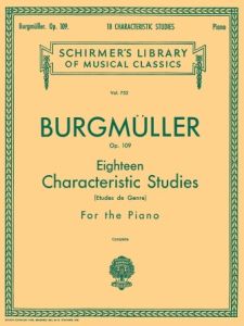 G SCHIRMER BURGMULLER Eighteen Characteristic Studies Op.109 For The Piano