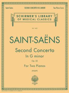 G SCHIRMER SAINT-SAENS Concerto No. 2 In G Minor Op. 22 For Two Pianos