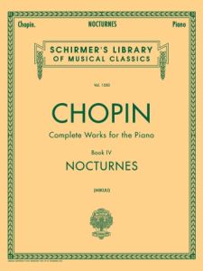 G SCHIRMER CHOPIN Nocturnes For Piano