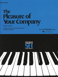 G SCHIRMER THE Pleasure Of Your Company Book 3 Piano Duet