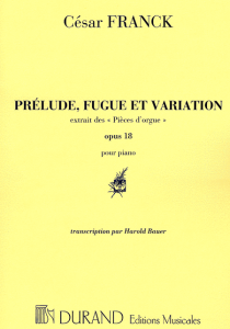 DURAND FRANCK Prelude, Fugue Et Variation For Piano Solo