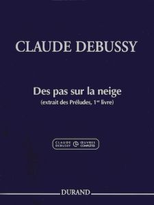 DURAND CLAUDE Debussy Des Pas Sur La Neige Piano Solo