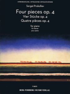 FORBERG MUSIKVERLAG SERGEI Prokofiev Four Pieces Op.4 For Piano (intermediate Level)