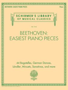 G SCHIRMER BEETHOVEN Beethoven:easiest Piano Pieces For Piano Solo
