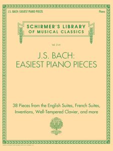 G SCHIRMER J.S. Bach Easiest Piano Pieces