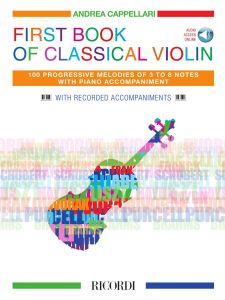 RICORDI ANDREA Cappellari First Book Of Classical Violin For Violin