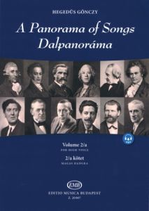 EDITIO MUSICA BUDAPE A Panorama Of Songs Vol.2a For High Voice & Piano Edited By Hegedus Gonczy