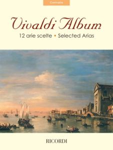 RICORDI VIVALDI Album 12 Selected Arias For Contralto & Piano
