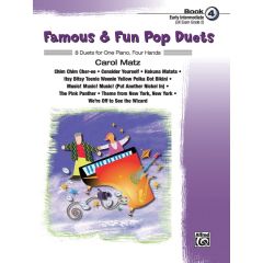 ALFRED FAMOUS & Fun Pop Duets Book 4