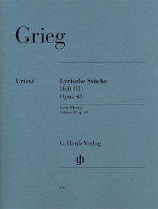 HENLE EDVARD Grieg Lyrische Stucke Heft Iii Opus 43 For Piano