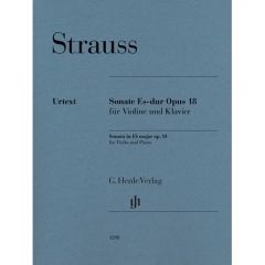 HENLE RICHARD Strauss Sonata In Eb Major Op.18 For Violin Piano
