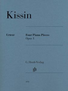 HENLE KISSIN Four Piano Pieces Op.1 For Piano Solo
