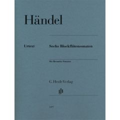 HENLE HANDEL Six Recorder Sonatas (sechs Blockflotensonaten) For Flute & Piano
