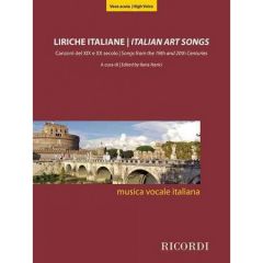 RICORDI ITALIAN Art Songs 48 Songs From The 19th & 20th Centuries High Voice
