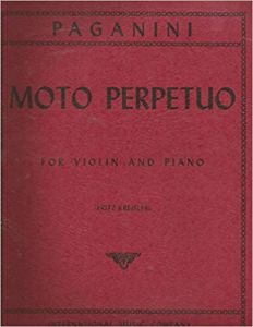 INTERNATIONAL MUSIC PAGANINI Moto Perpetuo Op 11 For Violin & Piano Edited By Kreisler