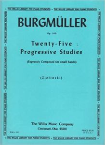 WILLIS MUSIC BURGMULLER Twenty-five Progressive Studies Op.100
