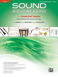 ALFRED SOUND Sight-reading For Concert Band Book 1 For Baritone T.c.