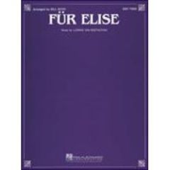 HAL LEONARD BEETHOVEN Fur Elise Easy Piano Arranged By Bill Boyd