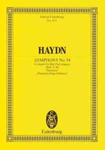 SCHOTT HAYDN Symphony No. 94 In G Major Hob.i:94 