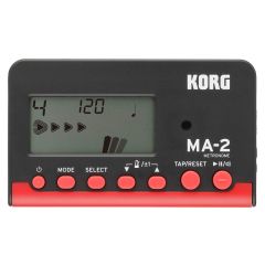 KORG MA2BKRD Digital Lcd Metronome, Black/red