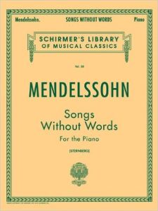 G SCHIRMER FELIX Mendelssohn Song Without Words For Piano Edited By Werner