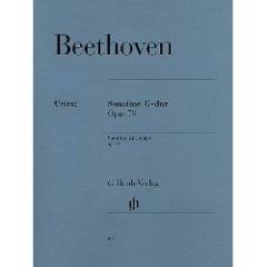 HENLE BEETHOVEN Sonatina For Piano In G Major Opus 79