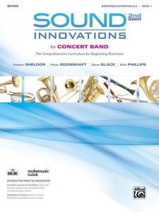 ALFRED SOUND Innovations For Concert Band Book 1 Baritone B.c.