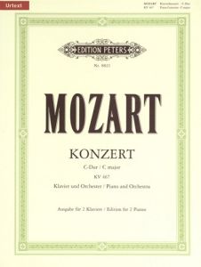 EDITION PETERS MOZART Concerto No.21 In C K467 For 2 Pianos 4 Hands