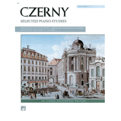 ALFRED CZERNY Selected Piano Studies Volume 1 Edited By Germer/palmer