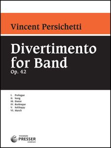 THEODORE PRESSER VINCENT Persichetti Divertimento For Band Op. 42 Score & Parts
