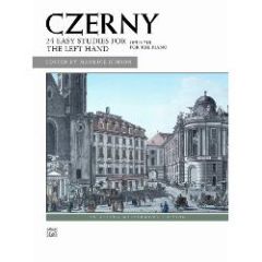 ALFRED CZERNY 24 Easy Studies For The Left Hand Opus 718