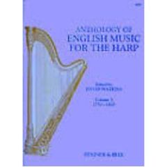 STAINER & BELL ANTHOLOGY Of English Harp Music Book 3: 1750-1850