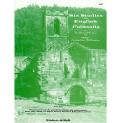 STAINER & BELL RALPH Vaughan Williams Six Studies In English Folksong Cello Piano Part Only