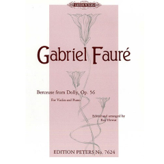 EDITION PETERS GABRIEL Faure Dolly Opus 56 For Piano Duet Urtext Edition By Roy Howat